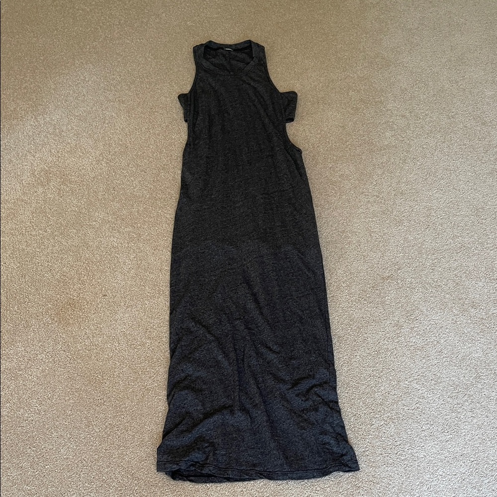 Marilyn Monroe Charcoal Maxi Dress